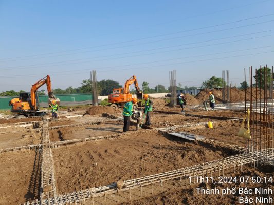 Đội ngũ Ancons làm việc tại công trình