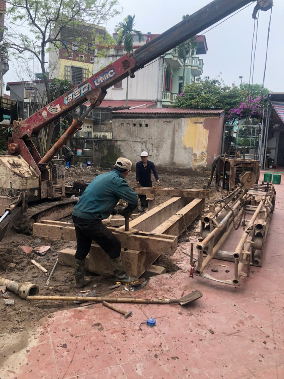 Hình ảnh ancons đang xây dựng chung cư mini